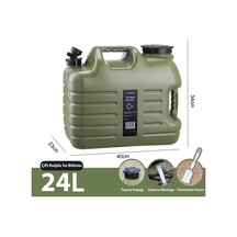 Madfox Galon Air Pe Musluklu Su Bidonu 24 Litre Green