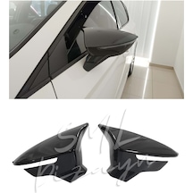 Seat Leon Mk3-3.5 Batman-Yarasa Ayna Kapağı Plastik PARLAK SİYAH