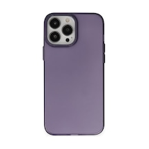 Apple iPhone Uyumlu 14 Pro Max Kılıf Modos Metal Kapak - Derin Mor Bzsxx00 1