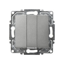 Günsan Egona Metallic Füme Üçlü Anahtar Diğer