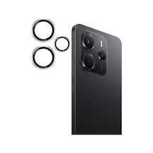 Mey İthalat Redmi Note 14 4g Pvd Metal Kamera Lens - Gümüş