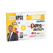 2026 Kpss Tarih Akademisi Video Ders Notları - Aydın Yüce İndeks Akademi Yayıncılık