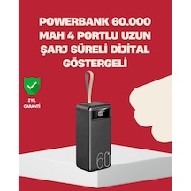 Mey İthalat Led Ekranlı Çok Fonksiyonlu Taşınabilir Şarj Ünitesi Powerbank Çok Renkli