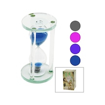 Comptiments Yakut-9335 Fys-001 Cam Kum Saati Cam Standlı Çap: 7.7cm-yükseklik: 14.7cm 15dk Büyük Diğer