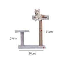 Hoppala Kedi Tırmalaması Gri Sünger Kenar
