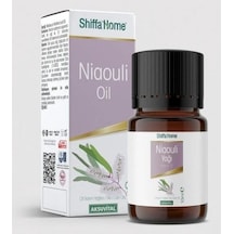 Shiffa Niaouli Yağı 10 Ml %100 Saf Uçucu Yağ Cilt Bakımı, Aromaterapi Ve Masaj İçin Melaleuca Viridiflora Açık Ceviz