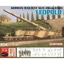 Dragon 6200 1/35 Ölçek, Alman Demiryolu Topu 28cm K5 E Leopold , Plastik Model Kiti-59417