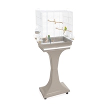 Imac - 926 - Camılla Ayaklı Kuş Kafesi - Spt-gld - Bej/beyaz 50x30x56/127cm