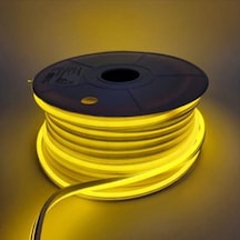 Altın Sarısı Neon Led 5 Metre 12 Volt 6x12mm