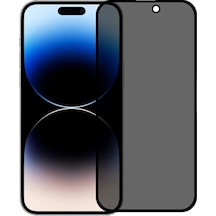 Ally İphone 14 Pro 6.1 3d Full Privacy Gizlilik Cam Ekran Koruyucu Anti-spy- 5775