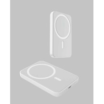 Gld-spt- Manyetik Kablosuz Powerbank Apple Uyumlu iPhone 12/13/14/15 Uyumlu, Hızlı Şarjlı, Ultra Hafif siyah