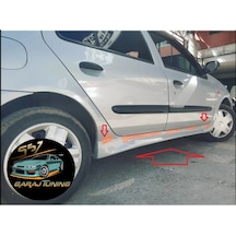 Renault Clio-symbol Gt Marşpiyel Sağ Sol Takım Fiberglass Boyasız