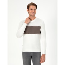 Pierre Cardin Erkek Ekru Kazak /triko 50296439-vr019 Ekru