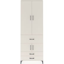 Arges Dolap 5 Raflı 3 Çekmeceli 4 Kapaklı 88x30x243 Aytaşı-ay... Aytaşı