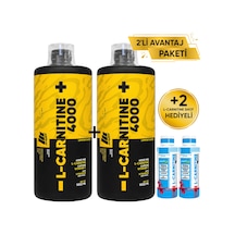 Mustang Nutrition L-carnitine 4000 Mg 1000 Ml 2 Li Avantaj Paketi 33 Servis Limon + 2 X L-karnitin Shot Hediyeli