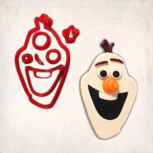 Frozen Olaf Yüz Detay Kurabiye Kalıp Seti 7 Li