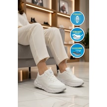United Colors Of Benetton Beyaz Fileli Hafif Esnek Hafızalı Taban Unisex Spor Ayakkabı Bnı-11500 G