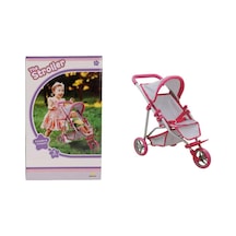 Mey İthalat 9614 3 Tekerlekli Pembe Gri Puset -