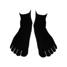 Doliche Parmaklı Gümüş Erkek Soket Çorap- 2 Çift-40-44-2 Çift Siyah Çok Renkli