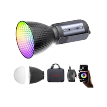 Photoolex Q40c 40w App Kontrollü Rgb Taşınabilir Cob Video Işığı - Ls-199pl