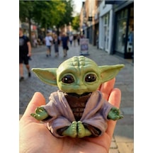3d Baby Yoda Yoga 9cm-fanart