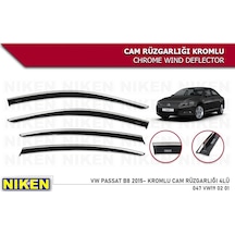 Vw Passat B8 Cam Rüzgarlığı Kromlu 2016 Niken