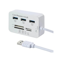 Hadron Hdx7028 Usb 3.0 Çoğaltıcı Hub Combo 3 Port+7in1 Kart Okucu