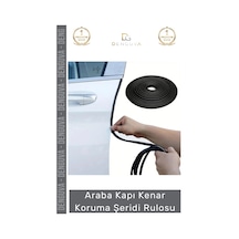 Korumafitili Esnek Dayanıklı Kauçuk Metal Klipsli Araç Kapı Bagaj Kenar Darbe Koruma Fitil Şeridi