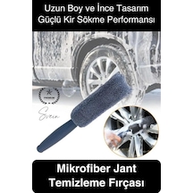 Mikrofiber Jant Temizleme Fırçası Mikrofiber Detaylı Temizlik Çizmez Oto Lastik Yumuşak Detailing