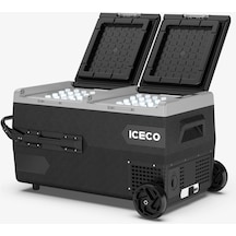 Iceco K95d 12/24volt 95lt Akü/kablo/ Çift Bölme Kompresör Outdoor Oto Buzdolabı Akü Dahil Değildir