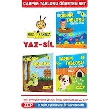 Mucit Karınca Çarpım Tablosu Öğreten Kitap Serisi Yaz-Sil