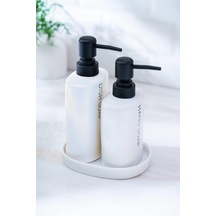 Acar Jardin 3 Lü Banyo Seti - Beyaz Beyaz