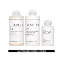 Olaplex Bond Maintenance System - Saç Kusursuzlaştırıcı & Bağ Güçlendirici Üçlü Bakım Seti