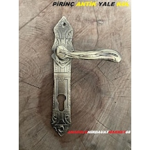 Antik Kapı Kolu Pirinç Yale Antik Kapı Kolu El Yapımı Sarı Pirinç (541713098)