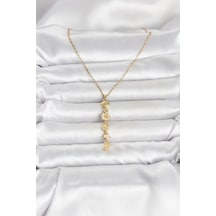 Mey İthalat 316l Çelik Gold Renk Deniz Temalı Y Model Zirkon Taşlı Kadın Kolye - Özel Seri Meyeb69de19afb8519479790bf6b3 altın