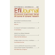 Efil Ekonomi Araştırmaları Dergisi Cilt 4 Sayı 13