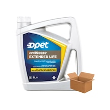 Opet Extended Life Kırmızı Konsantre Antifriz 70C 3 Litre x 4