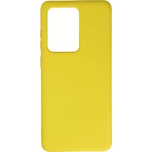 Newface Samsung Galaxy S20 Ultra Kılıf Nano İçi Kadife Silikon - Sarı