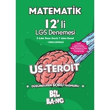 Kültür LGS 12 Lİ Matematik Deneme