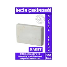 Doğal Güzel Kokulu Cilt Güzelleştirici Organik İncir Çekirdeği Sabunu 5 Adet
