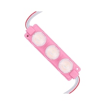 12 Volt 3 Watt Pembe Led Modül - 74x20 Mm - 3030 Çip