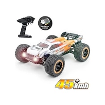 Haiboxing RC 1/16 Destroyer 45 KM + Sürat Uzaktan Kumandalı Model RC Model Araba RTR Elektrikli 4WD Brushless Fırçasız Truggy Truck Turuncu