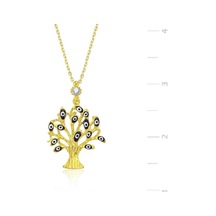 Gümüş Dilek Ağacı Kadın Kolye (506451133)