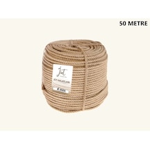 Jütburada Jüt Halat 4 Mm 50 Metre Hasır Dekor Süsleme İp