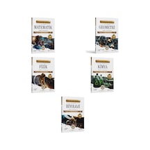 Bilgi Sarmal Üniversiteye Hazırlık Matematik-geometri-fizik-kimya-biyoloji İlk Aşama Maarif Soru Bankası Set 5 Kitap