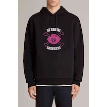 Riverdale Pretty Poisons Baskılı Siyah Erkek Kapşonlu Sweatshirt