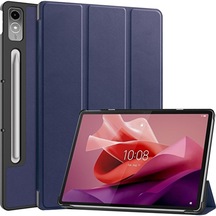 Ww Lenovo Uyumlu Tab P12 12.7'' Folio Kılıf Çok Açılı Standlı Ince Hafif Koruyucu Kapak-mavi