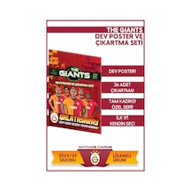 Mythos Cards Galatasaray The Giants 2024/25 Sezonu Dev Poster ve Çıkartma Seti