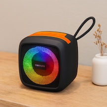 Kablosuz Taşınabilir Bluetooth Hoparlör Işıklı, Usb/tf, 1200mah