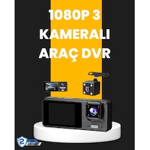 Çok Açılı Araç İçi Dvr Ön İç Arka Kamera, Döngü Video Kaydı 79259609